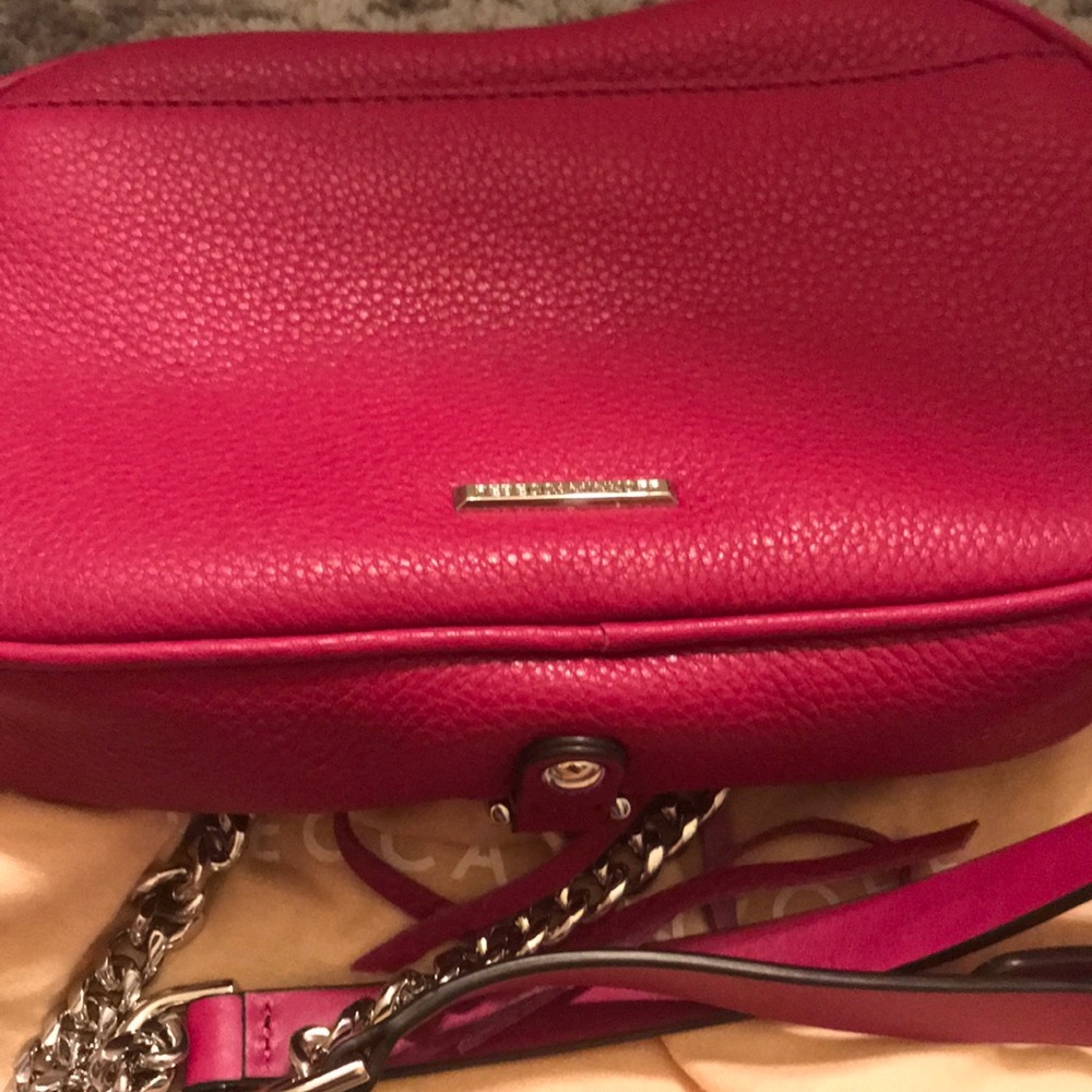 SALE! NWT Rebecca Minkoff pebble leather crossbody - Picture 7 of 8